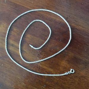 18” 925 silver rope chain
